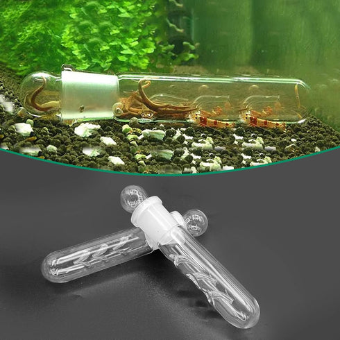 3 Holes Aquarium Trap - Leeches Catcher 2 Pieces for Cherry Shrimp Tank Supplies