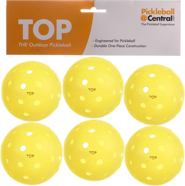 TOP Ball (The Outdoor Pickleball), 6 Count