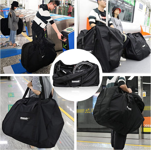 Rhinowalk Bike Transport Bag, Waterproof Bicycle Travel Case for 26 Inch Wheel Size Mountain Road Bikes, Foldable
