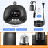 2 Pack 200W 5Ft Chicken Coop Heater with Lighting and Temperature Control Chicken Heating Lamp with Digital Display