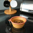 Made Easy Kit Portable Collapsible Dog Bowl - Travel Bowl for Water or Food, Standard 12oz, Brown