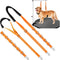 Dog Grooming Belly Strap - Table Arm Extender with Clamp for Bathing Restraint Leash (Small & Medium Dogs, Orange)