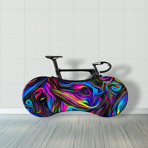 Stretchy Bike Wheel Cover, High Elastic Anti-dust Washable Bicycle Protection Storage Bag for Outdoor Indoor