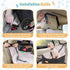 35lbs COCASES Dog Car Seats for Small Medium Dogs, Dog Booster Car Seat, Detachable and Washable Carseat Pet Bed