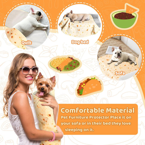 31.5" Large Cat Grooming Wrap for Cutting Nails, Self-Stick Dog Cat Burrito Wrap with Nail Clippers Kit, Soft Tortilla