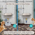 boajf 2 (1 Automatic Dog Water Dispenser with Drain Hole & Drain Valve, Stainless Steel Auto Dog Water Bowl with Float