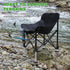 220lbs Folding Fishing Chair with Complete Accessories, Load Capacity, Portable Fishing Chair with Non-Slip Foot Pads