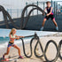 1/1.26/1.5/2 Inch 30FT/40FT/50FT Battle Rope Diameter,Pink Exercise Workout Ropes for Home Gym Heavy Weighted Training