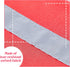 Frienda 2 Pieces Safety Travel Flag for Kayak Canoe - Red Warning Flag with Webbing for Towing Accessories