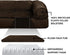 Furhaven Orthopedic Dog Bed for Large Dogs, Removable Bolsters, Washable Cover, Plush Suede Sofa, Espresso, Jumbo/XL
