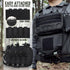 WYNEX Tactical Mag Admin Pouch, Molle Utility Tool Organizer with Triple Stacker Magazine Holder for M4 M16, Patch