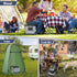 Collapsible Portable Toilet for Camping, Travel, Outdoor, Car, RV & Emergency Use, Lightweight Potty with Paper Holder