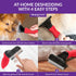 Paw Brothers Deshedding Tool, Professional Grooming Brush for Dogs and Cats, Medium and Long Pet Hair Remover