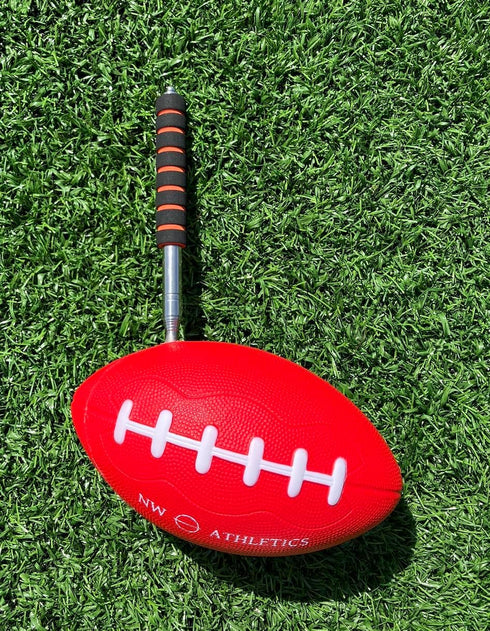 NW Athletics 48 Inches Football Snapper Stick, Telescoping Training Tool, Easily Collapsable, Extends Over Long, Easily
