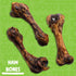 8" (3 Pack), Pork Femur Bones for Dogs Big Bones for Large Dogs, Gourmet Ham Beef Bone for Agressive Chewers