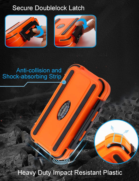 Small Kayak Mini Tackle Box, Waterproof Fishing Lure Box, Terminal Storage Box, Fishing Hook Organizer