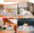 AHTOHAA Cat & Small Dog Bed Mat, Soft Pet Kennel Pad with Cute Pattern, Multi-Size Durable & Machine Washable, Pet Pad
