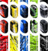 LEO 10pcs Rubber Fishing Reel Handle Grip Cover, Non-Slip Baitcaster Knob Sleeve, 5 Pairs in Pack, 5 Colors