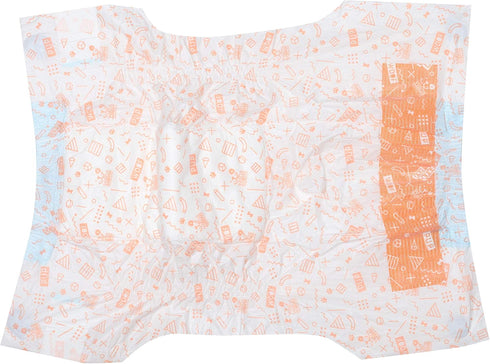 Wags & Wiggles Female Dog Diapers, X-Small, 12"-15" Waist, Disposable Doggie Diapers (Pack of 12)