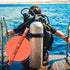 Generic Dive Marker Buoy | Portable Safety Sausage | High Visibility Signal Flag Tube with Reflective Strip, Diving