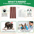 6 25 Count Standard Bully Sticks for Dogs - - Natural, Odor Free, High Protein, Grass-Fed Beef Pizzle Sticks for Dogs