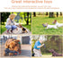 Dog Chew Toy for Aggressive Chewers, Interactive Dental Toy for Training and Cleaning Teeth for Small Medium Dogs