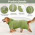 Dog Bathrobe Super Absorbent Towel Robe - Microfiber Bath Towels Fast Drying Coat for Dogs, Cute Dogs Clothes