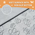 4 Pack 30"x 34" Qeils Reusable Puppy Pads, Washable Pee Pads for Dogs, Non Slip Wee Wee pad, Absorbent and Leakproof