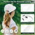 Womens Sun Hat - 2 in 1 Zip-Off Sun Protection Visor Beach Hat for Women, Packable Golf Hat