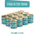 Weruva Cats in The Kitchen, Funk in The Trunk with Chicken in Pumpkin Consomme, 3.2 oz Can (Pack of 24)