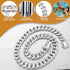 Dog Chain Collars 12mm Cuban Link with Tag Buckle, Stainless Steel Collar for Small Medium Large Dogs (18")