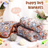 8 Pcs Fleece Dog Blankets, Puppy Blankets for Small Dogs Cats, Soft Coral Velvet Warm Sleep Mat, Dark Gray, 24 x 16 Inch