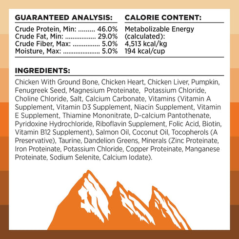 BIXBI Rawbble Freeze Dried Cat Food, Chicken Recipe, 3.5 oz, 95% Meat and Organs, USA Made