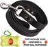 ADITYNA Heavy Duty Leather Dog Leash, 6 ft x 1", Strong and Soft Training Leash for Large Dogs, Black