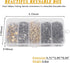 Fishing Barrel Swivel with Safety Snap, 145/160pcs High Strength Stainless Steel Fishing Snap Swivels, Saltwater Tackle