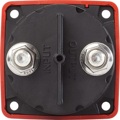 6006 Blue Sea Systems On/Off Battery Isolator Switch With Locking Key, Red, mSeries