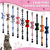 Weewooday 10 Pcs Breakaway Cat Collar with Bow Tie and Bell, Adjustable Cute Plaid Safety Collars for Cats