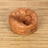 PGS Vintage Soccer Ball Size 5, Antique Leather Football in Light Brown