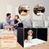 Dmnnlp 35"x29"x17.3" Dog Pee Pad Holder with High Walls - No-Splash Indoor Potty Tray, Foldable Dog Litter Box
