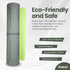 Robust Yoga Mat - 1/4" Thick Non-Slip with Position Lines, Includes Strap & Storage Bag, Eco-Friendly TPE