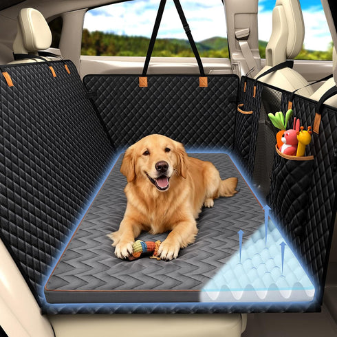 Lekereise Soft Dog Car Mat for Hard Bottom Seat Extender 55.1 x