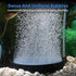 COOSPIDER Fish Tank Air Stone Oxygen Aerator, High Dissolved Oxygen Diffuser Airstone Bubbler for Hydroponics (4 inch)