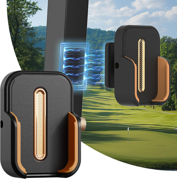 GOLFCOZER 2026 UpgradedFull Metal Magnetic Golf Cart Phone Holder Premium Golf Gift for