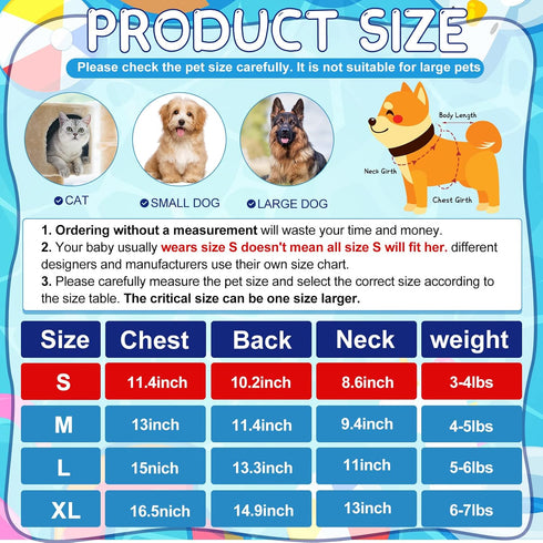 6 Pieces Puppy Dog Dress Pet Bowknot Princess Dress Puppy Floral Vest Skirt Pet Summer Dress Dog Cute Rosette Sundress Apparel for Small Dog Cat Pet (S)