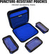 15 Set, USA Gear XL Semi Hard Shell Dart Case - Protective Case for Piece Dart Tips, Flights and Shafts, and more