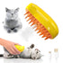Cat Steamy Brush, Grooming Tool for Cats and Dogs with Steam Function, Massage, and Shedding Hair Removal