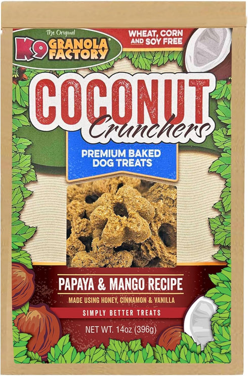 K9 Granola Factory Papaya and Mango Coconut Crunchers