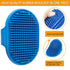 ROPO Dog Grooming Brush, 2pcs Pet Shampoo Bath Brush with Adjustable Ring Handle for Long Short Haired Dogs and Cats