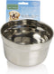 Lixit Quick Lock Cage Bowls for Dogs, Cats, and Rabbits, 20oz, Stainless Steel