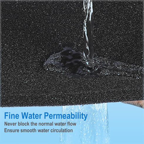 AQUANEAT Aquarium Bio Sponge Filter Media Pad, Open Cell Foam Sheet Cut-to-Fit for Fish Tank Sump